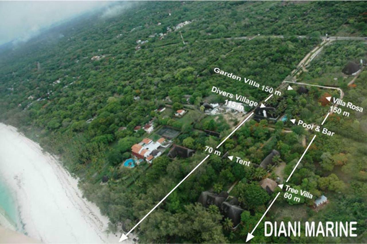 Diani Marine Divers Village Diani Beach Bagian luar foto